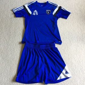 San Jose Earthquakes Blue Training Kit